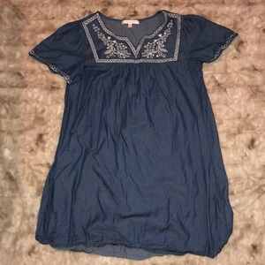 Denim dress